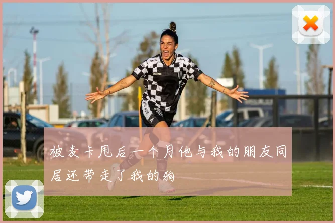 被麦卡甩后一个月他与我的朋友同居还带走了我的狗